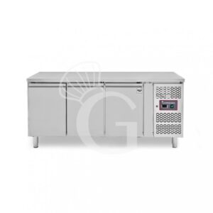 Tavolo Refrigerato 3 cassetti 3 porte 700 mm -2°C/+8°C alzatina